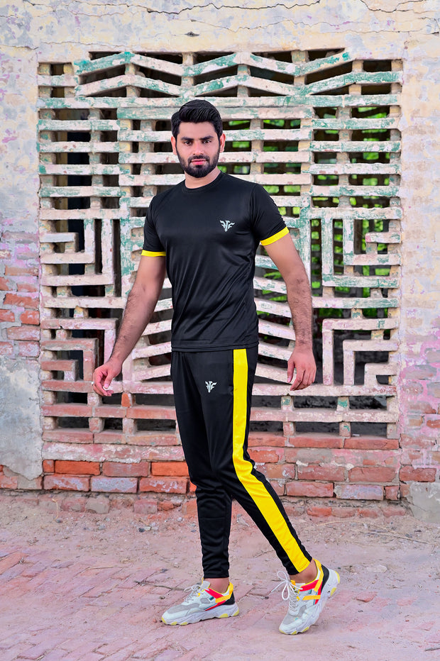 Black Rock / Titanium Yellow - Dri-Fit Tracksuit