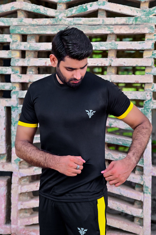 Black Rock / Titanium Yellow - Dri-Fit Tracksuit